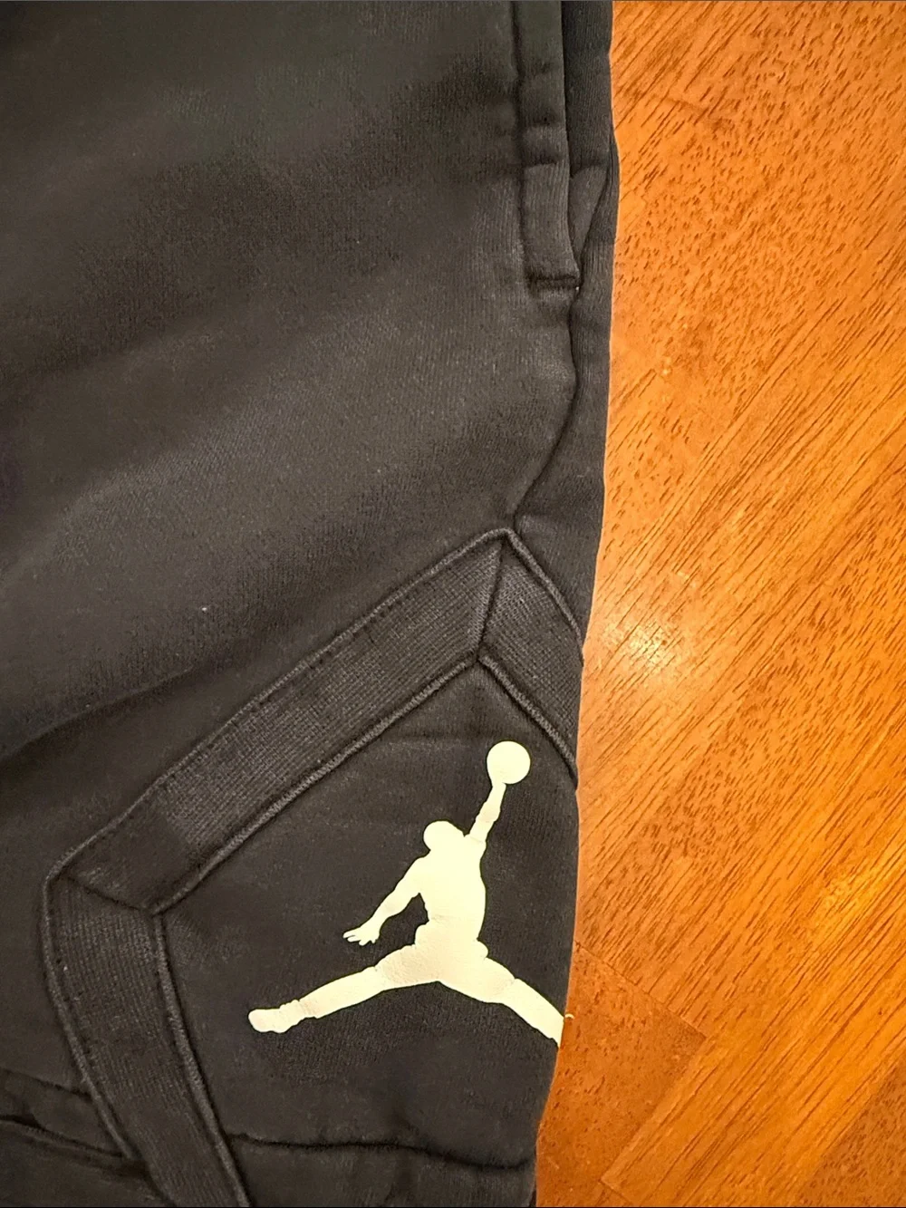 Jordan Black Shorts with White Jumpman Logos xl